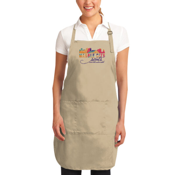 MCS Script - Easy Care Full Length Apron with Stain Release Thumbnail