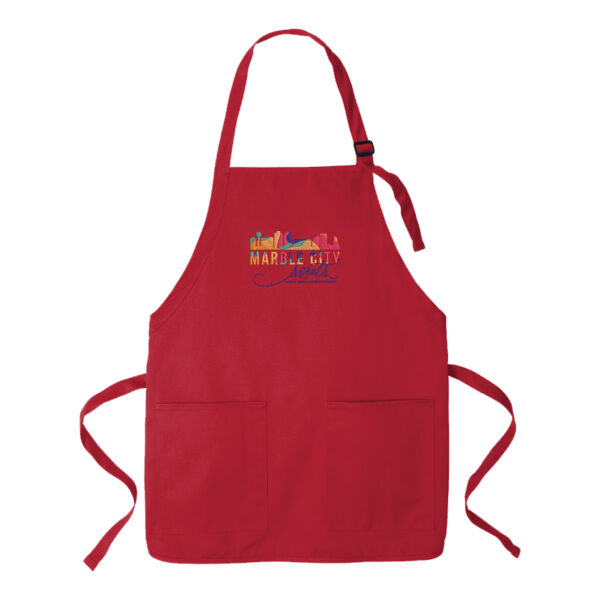 MCS Script - &#174; Medium Length Two Pocket Bib Apron Thumbnail