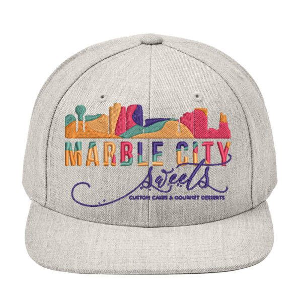 MCS Embroidered  - Yupoong ® Flat Bill Snapback Cap Thumbnail