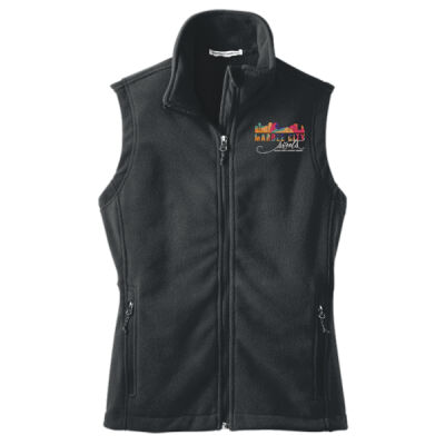 MCS White Script - Ladies Value Fleece Vest Thumbnail