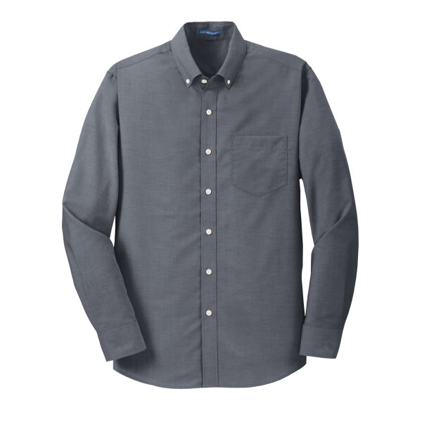MCS White Embroidered  - SuperPro ™ Oxford Shirt Thumbnail
