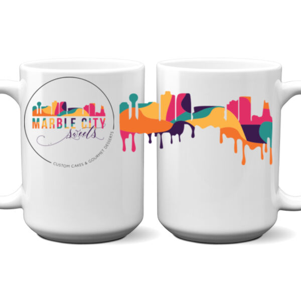 MCS Drip  - 15 oz Ceramic Mug, UV Protected, FDA Compliant, Microwave and Dishwasher Safe Thumbnail