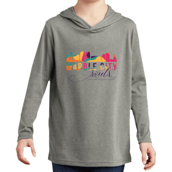 MCS Script - Youth Perfect Tri &#174; Long Sleeve Hoodie Thumbnail