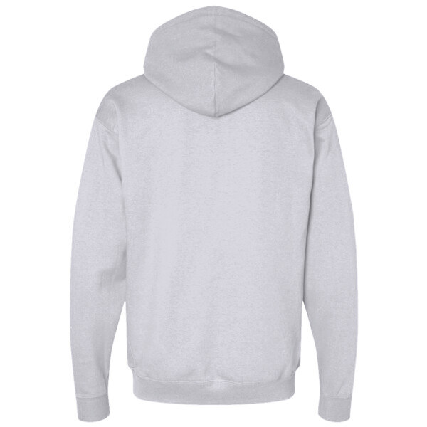 No Minimum Custom Logo Core Fleece Pullover Hoodie Sweatshirt PC78H Back View