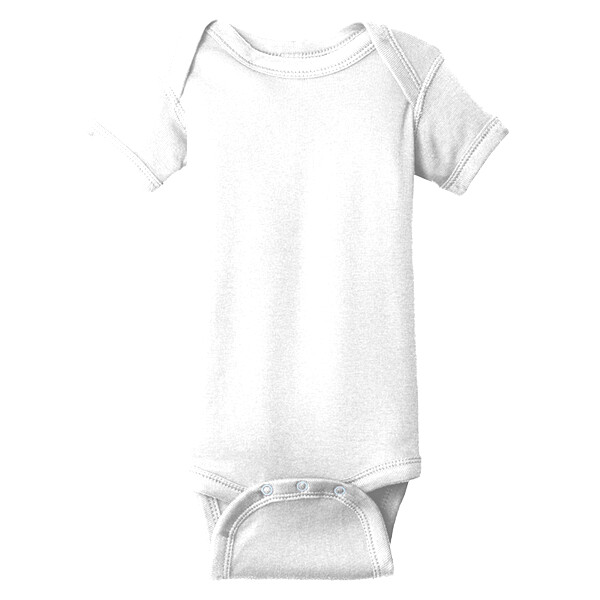 Custom No Minimum Rabbit Skins Infant Fine Jersey Tee RS4400 Front View