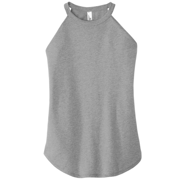 Custom No Minimum District Women's Perfect Tri Rocker Tank DT137L Front View