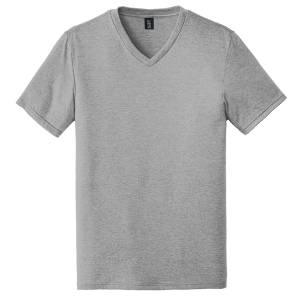 Custom No Minimum District Perfect Tri V-Neck Tee DT1350 Front View
