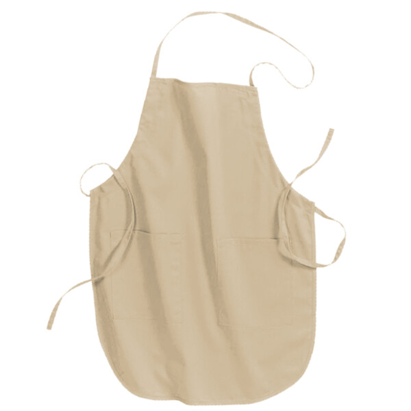No Minimum Custom Logo Port Authority Full Length Apron A520 Front View