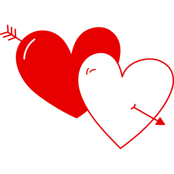 Red hearts with arrow Thumbnail