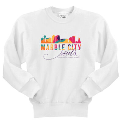 MCS Script - Youth Core Fleece Crewneck Sweatshirt Thumbnail