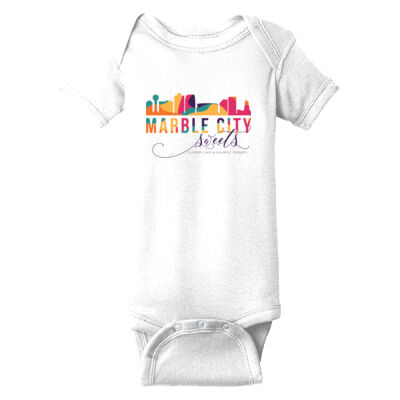 MCS Script - ™ Infant Short Sleeve Baby Rib Bodysuit Thumbnail