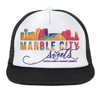 MCS Embroidered  - Flat Bill Snapback Trucker Cap Thumbnail