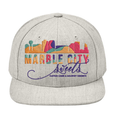 MCS Embroidered  - Yupoong ® Flat Bill Snapback Cap Thumbnail