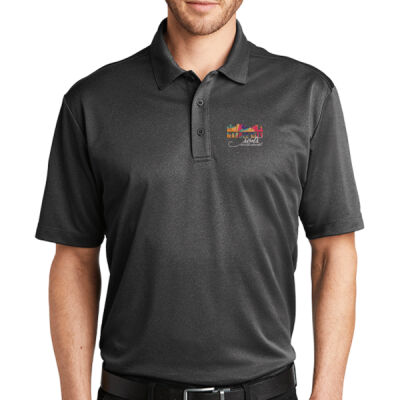 MCS White Embroidered  - ® Heathered Silk Touch ™ Performance Polo Thumbnail