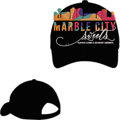 MCS White embroidered - Six Panel Twill Cap Thumbnail