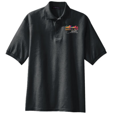 MCS White Embroidered  - Tall Silk Touch™ Polo Thumbnail