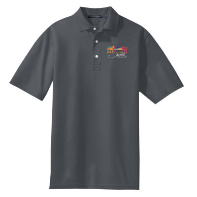 MCS White Embroidered  - Tall Rapid Dry&#153; Polo Thumbnail