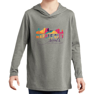MCS Script - Youth Perfect Tri &#174; Long Sleeve Hoodie Thumbnail