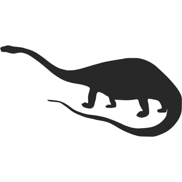Brachiosaurus Dinosaur Silhouette 5 Thumbnail
