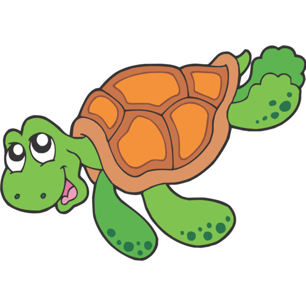 Cartoon Sea Turtle 1 Thumbnail