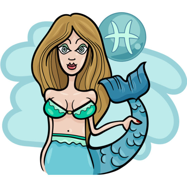 Pisces Fish Mermaid Lady 1 Thumbnail