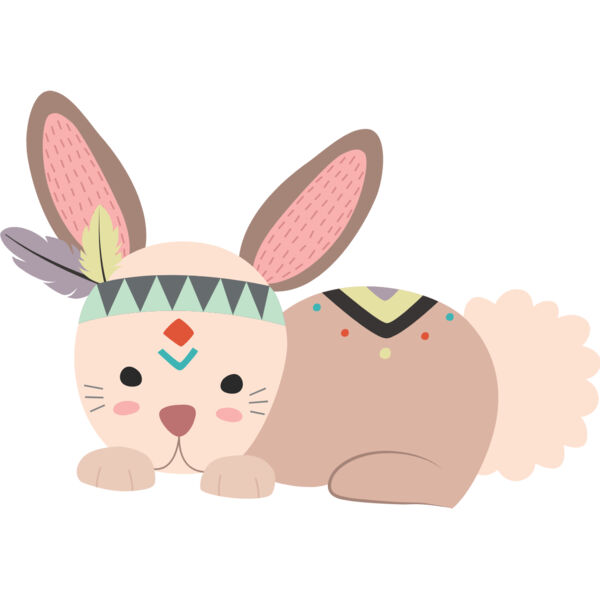 Woodlands Tribal Rabbit 1 Thumbnail