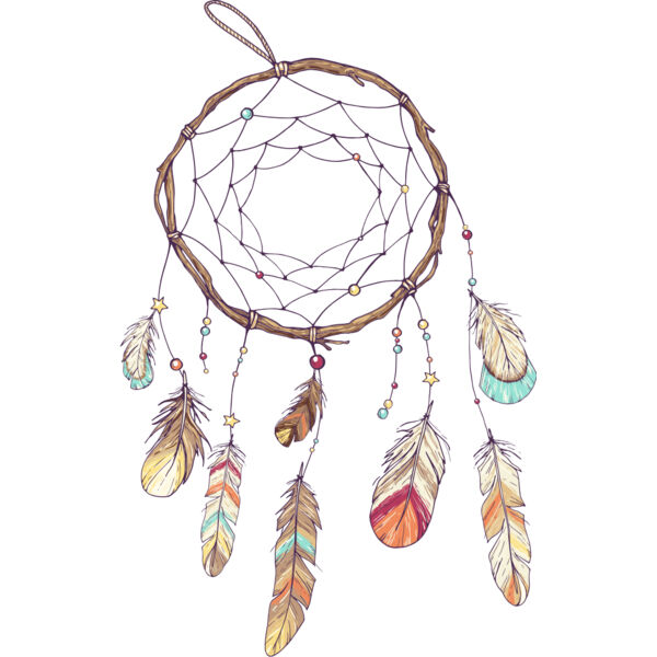 Watercolor Tribal Dream Catcher 2 Thumbnail