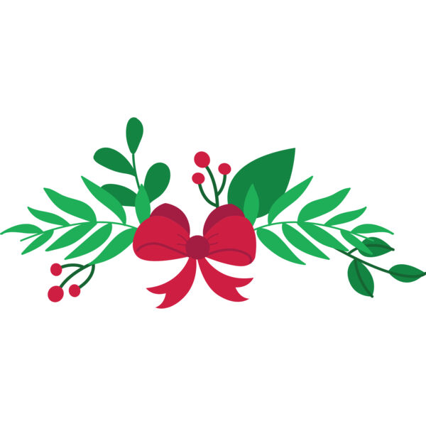 Christmas Ribbon Holly 1 Thumbnail