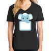Ladies Core Cotton V-Neck Tee Thumbnail