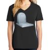 Ladies Core Cotton V-Neck Tee Thumbnail