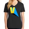 Ladies Core Cotton V-Neck Tee Thumbnail
