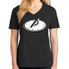 Ladies Core Cotton V-Neck Tee Thumbnail
