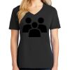 Ladies Core Cotton V-Neck Tee Thumbnail